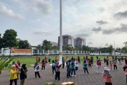 Jaga Keguyuban, Dharma Wanita Jogja Gelar Senam Massal