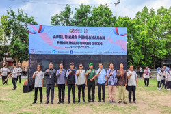 Menghadapi Tahapan Kampanye, Bawaslu Jogja Gelar Apel Siaga Pengawasan Pemilu 2024