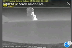 Gunung Anak Krakatau Kembali Erupsi Pagi Ini