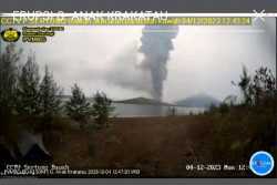 Anak Krakatau Meletus Lagi, Tinggi Kolom Abu Capai 2 Kilometer