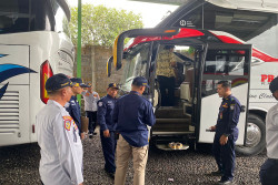 Uji Kelayakan Bus, Garasi PO di Sleman Didatangi Petugas, Begini Hasilnya
