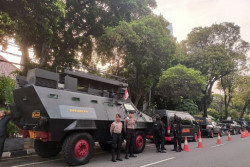 Debat Capres Perdana, Polisi Menyiapkan Kendaraan Taktis