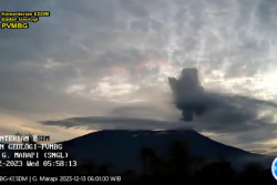 Gunung Marapi Kembali Erupsi, Lontarkan Abu Vulkanik Setinggi 500 Meter