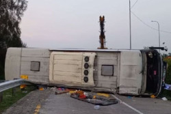 Bus PO Handoyo Alami Kecelakaan Tunggal di Tol Cipali, 12 Orang Meninggal Dunia