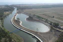 Kolam Retensi Karangwuni Dilengkapi 2 Jogging Track, Begini Penampakannya