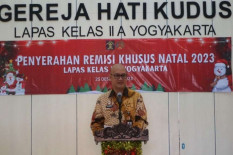 114 Narapidana di DIY Terima Remisi Natal, 2 di Antaranya Langsung Bebas