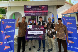 Karyawan XL Axiata Bangun Sarana Air Bersih di Brebes