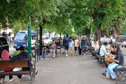 Malioboro Masih Dipadati Wisatawan di Hari Pertama 2024