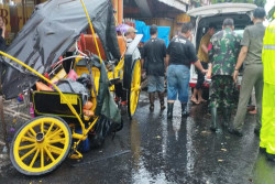 Angin Kencang Landa Sejumlah Daerah, Andong Tertimpa Pohon dan Atap Stasiun Tugu Ambruk