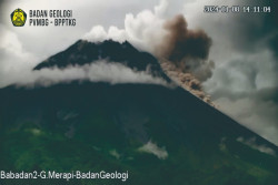 Terjadi Hujan dan Awan Panas Guguran di Puncak Merapi, Masyarakat Diimbau Jauhi Daerah Bahaya