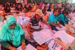 Sortir Surat Suara di Gunungkidul Libatkan Ratusan Warga