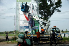 Jelang Kampanye Terbuka, Pelanggaran Pemasangan APK di Sleman Makin Menjamur