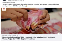 OJK Dikabarkan Bantu Warga Gagal Bayar Gegara Pinjol, Faktanya Seperti Ini