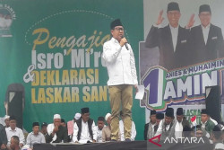 Laskar Santri Wonosobo Deklarasi Dukung Anies-Muhaimin di Pilpres 2024