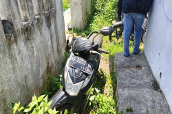 Barang Bukti Motor Curian Polres Kulonprogo Ditemukan di Embung Samas