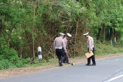 Olah TKP Kecelakaan Bus di Bukit Bego, Polisi Sebut Rem Tidak Berfungsi