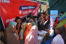 Peduli Banjir Di Grobogan, Telkomsel Salurkan Bantuan CSR