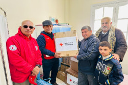 PMI Salurkan Bantuan di Silayah El Arish dan Rafah Gaza