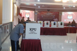 473 Warga Binaan Mencoblos di Lapas Wirogunan Jogja, Begini Suasananya