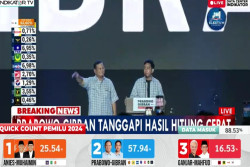 Prabowo-Gibran Sampaikan Pidato Kemenangan, Begini Respons Para Pendukung