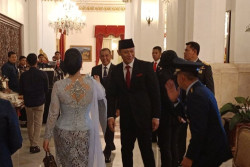 AHY Tiba di Istana untuk Dilantik Jadi Menteri