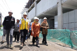 Progres Pembangunan Pasar Godean Capai 60%, Dilengkapi Lahan Parkir 1.000 Kendaraan