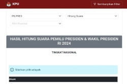 Grafik Hasil Pemilu 2024 Ditutup KPU, Sirekap Jadi Trending Topik di X