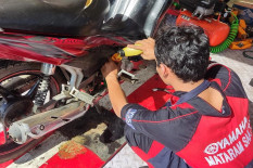 Warga Karanganyar Demak Antusias Sambut Servis dan Ganti Oli Gratis Yamaha