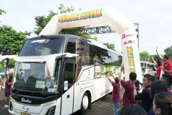 Ribuan Member Alfamart Alfagift Berangkat Mudik Gratis