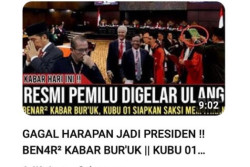 Beredar Kabar Pilpres Bakal Diulangi Lagi, Ini Faktanya
