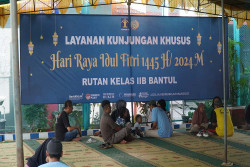 1.193 Orang Manfaatkan Layanan Besuk Lebaran 2024 di Rutan II B Bantul