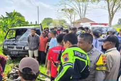 2 Motor Adu Banteng dengan Pikap, 4 Pelajar Kritis, Salah Satunya Warga Gunungkidul