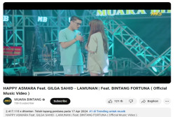 Lirik Lagu Lamunan dari Happy Asmara Feat Gilga Sahid