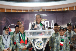 Mahasiswa hingga Rektor UAD Ikut Aksi Bela Palestina