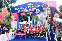 Disuguhkan Pesona Merapi, Ribuan Pelari Ramaikan Nusantara TV Volcano Run by Ambarukmo 2024