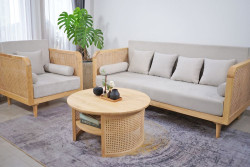 Lora Collection: Merangkai Keindahan Kayu Sungkai dan Rotan dalam Desain Minimalis Lovise