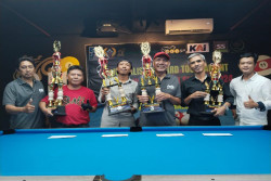 Puluhan Pewarta Berlaga di Turnamen Billiar Piala Wabup Sleman 2024 di 911 SCH, Ini Para Juaranya