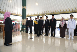 Susmiarto Resmi Jabat Sekda Sleman, Ini Permintaan Kustini