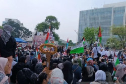 Kecam Aksi Israel, Ribuan Warga Gelar Aksi Bela Palestina di Depan Kedubes AS
