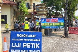 Puluhan Kendaraan Sekitar Wonosari Gunungkidul Tak Lolos Uji Emisi