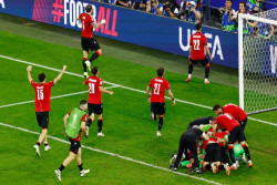 Hasil Georgia vs Portugal Grup F EURO 2024 Skor 2-0: Cristiano Ronaldo Cs Kebobolan 2 Gol, Jvarosnebi Lolos 16 Besar