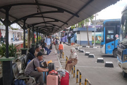 Puncak Libur Sekolah, Penumpang di Terminal Giwangan Naik Dua Kali Lipat