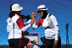 Mantap! 3 Srikandi Indonesia Olimpiade 2024 Bekuk Tim Panahan Malaysia