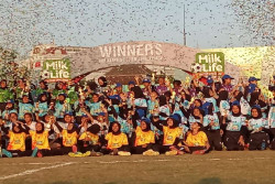 Tim SDN Ungaran Sabet Juara MilkLife Soccer Challenge-Yogyakarta Series 1 2024