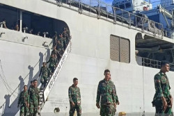 Persiapan HUT RI ke 79 di IKN, Ratusan Personel TNI/Polri Tiba di Balikpapan