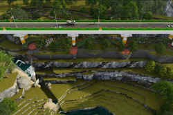 Air Terjun Kedung Kandang Direhab Setelah Lenyap Tertelan Proyek Jalan