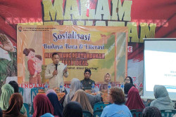 BEDAH BUKU: Warga Diajak Manfaatkan Pangan Lokal untuk Penuhi Gizi Anak