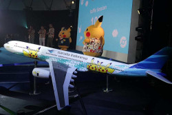Garuda Indonesia dan The Pokmon Company Luncurkan Desain Livery Tematik Pikachu Jet Ga-2