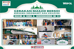 Indomaret dan Unilever Indonesia Lakukan Bersih-Bersih Masjid dalam Rangkaian Gerakan Masjid Bersih 2025