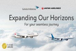 Garuda Indonesia dan Japan Airlines Berkolaborasi Perkuat Ekspansi Jaringan Penerbangan di Asia Pasifik